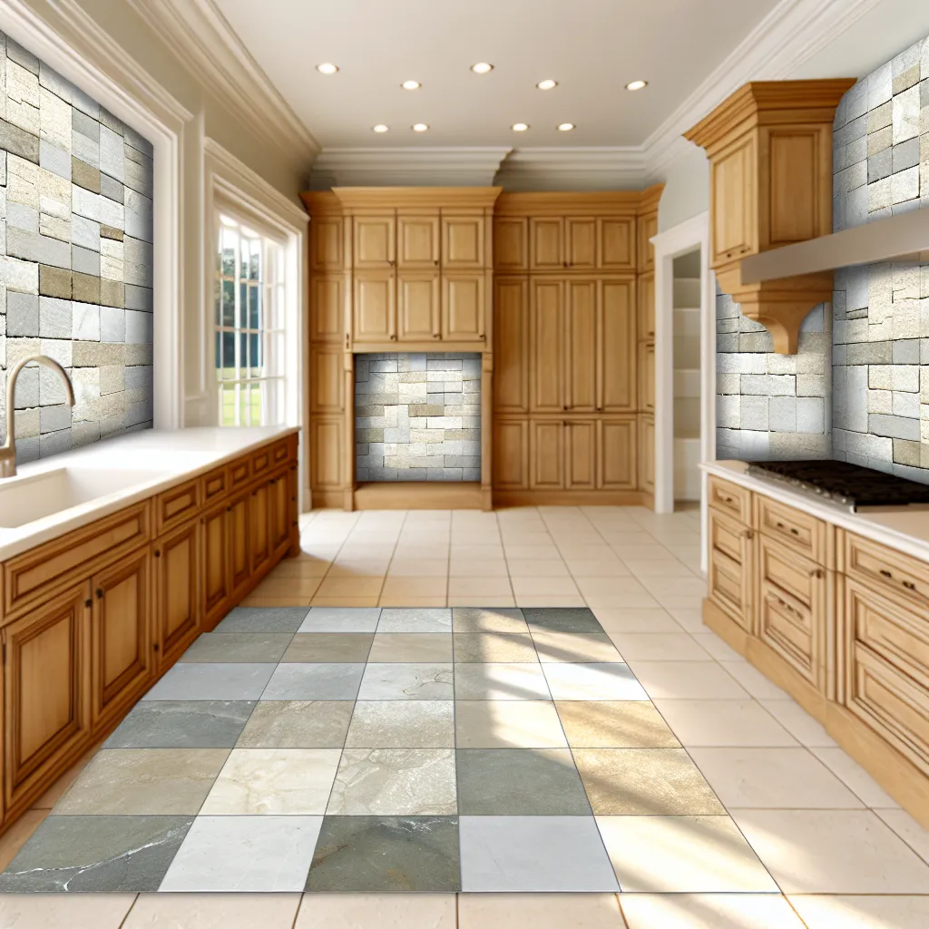 Kitchen backsplash detail